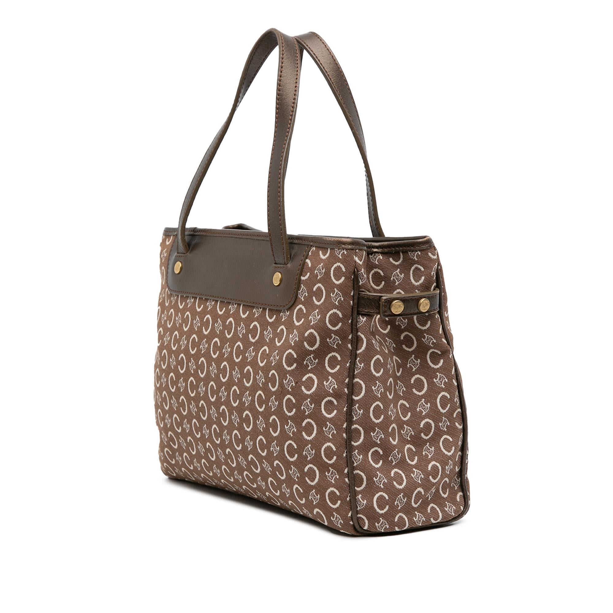 Celine C Macadam Canvas Tote