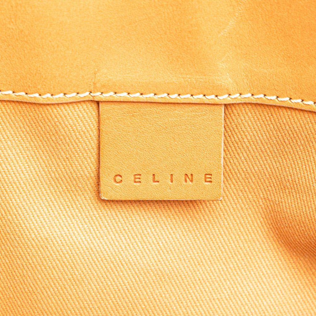 Celine C Macadam Denim Handbag