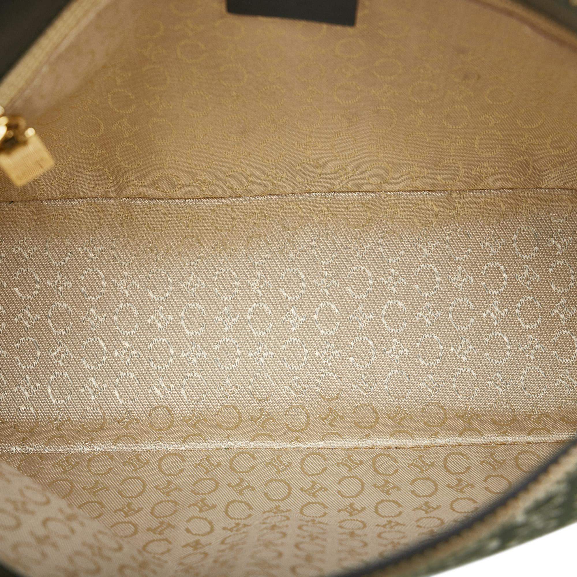 Celine C Macadam Shoulder Bag (SHG-GrwvFl)