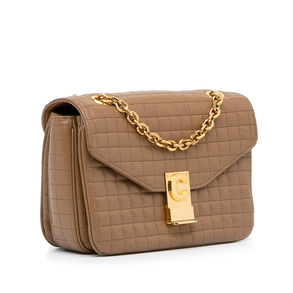 Celine C Quilted Crossbody Bag (SHG-pWIlz4)
