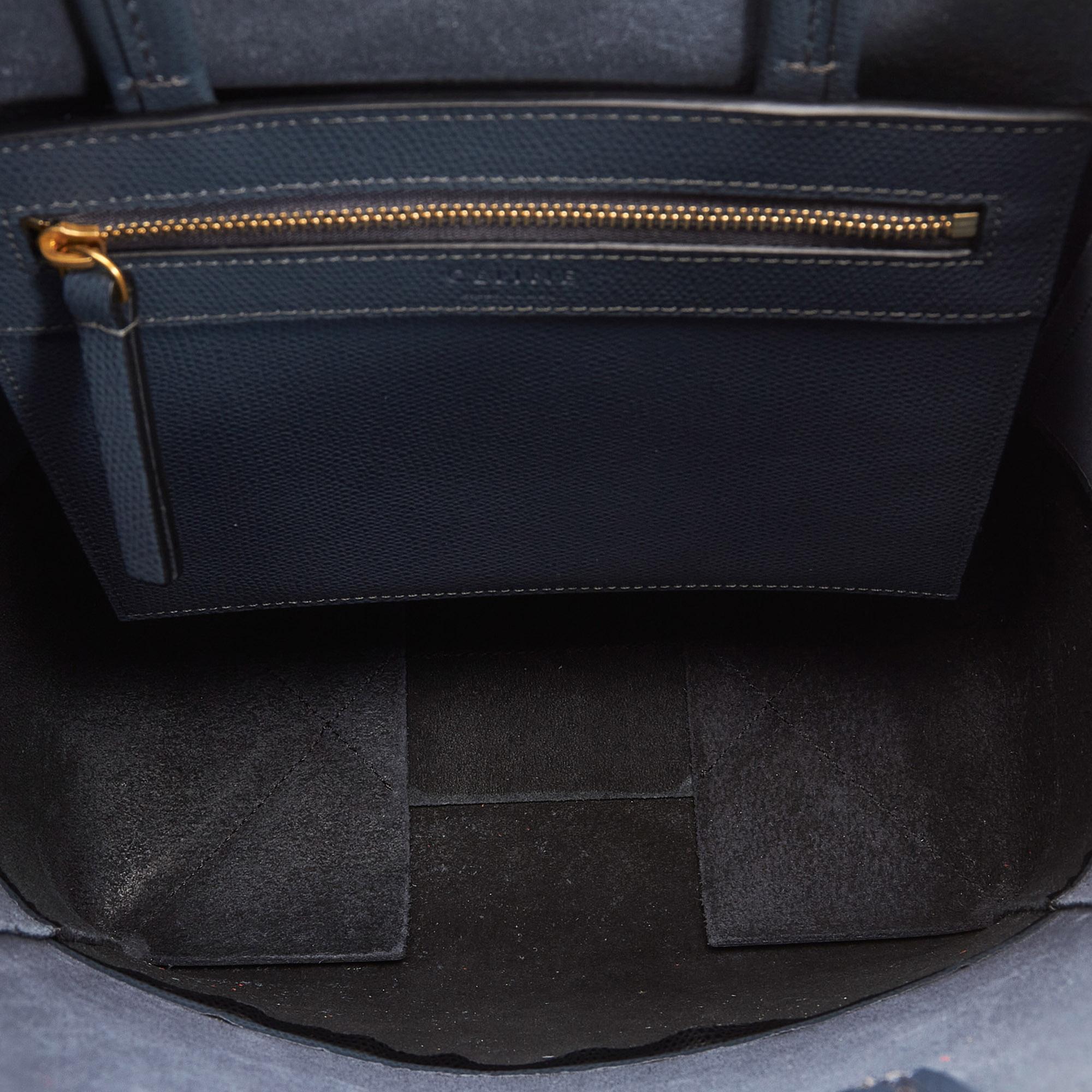 Celine Cabas Vertical Bicolor (SHG-RZtLnl)
