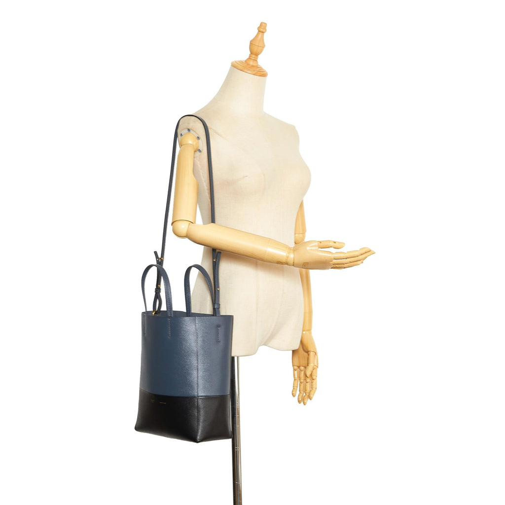 Celine Cabas Vertical Bicolor (SHG-RZtLnl)