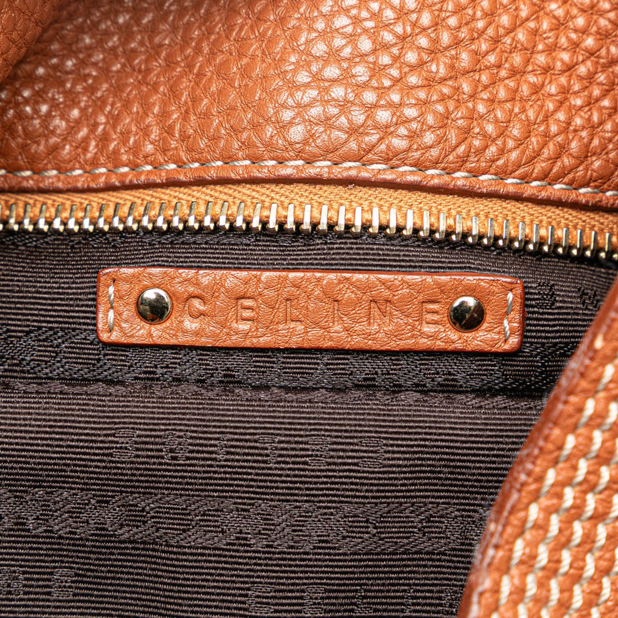 Celine Calfskin Bittersweet Hobo (SHG-kkohWZ)