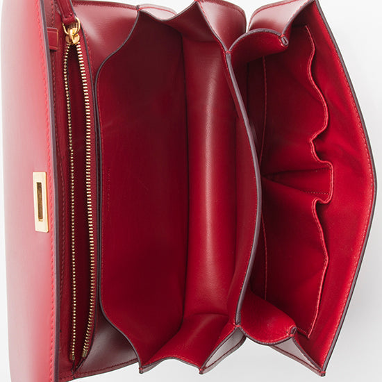 Celine Calfskin Classic Medium Box Bag - FINAL SALE (SHF-15019)