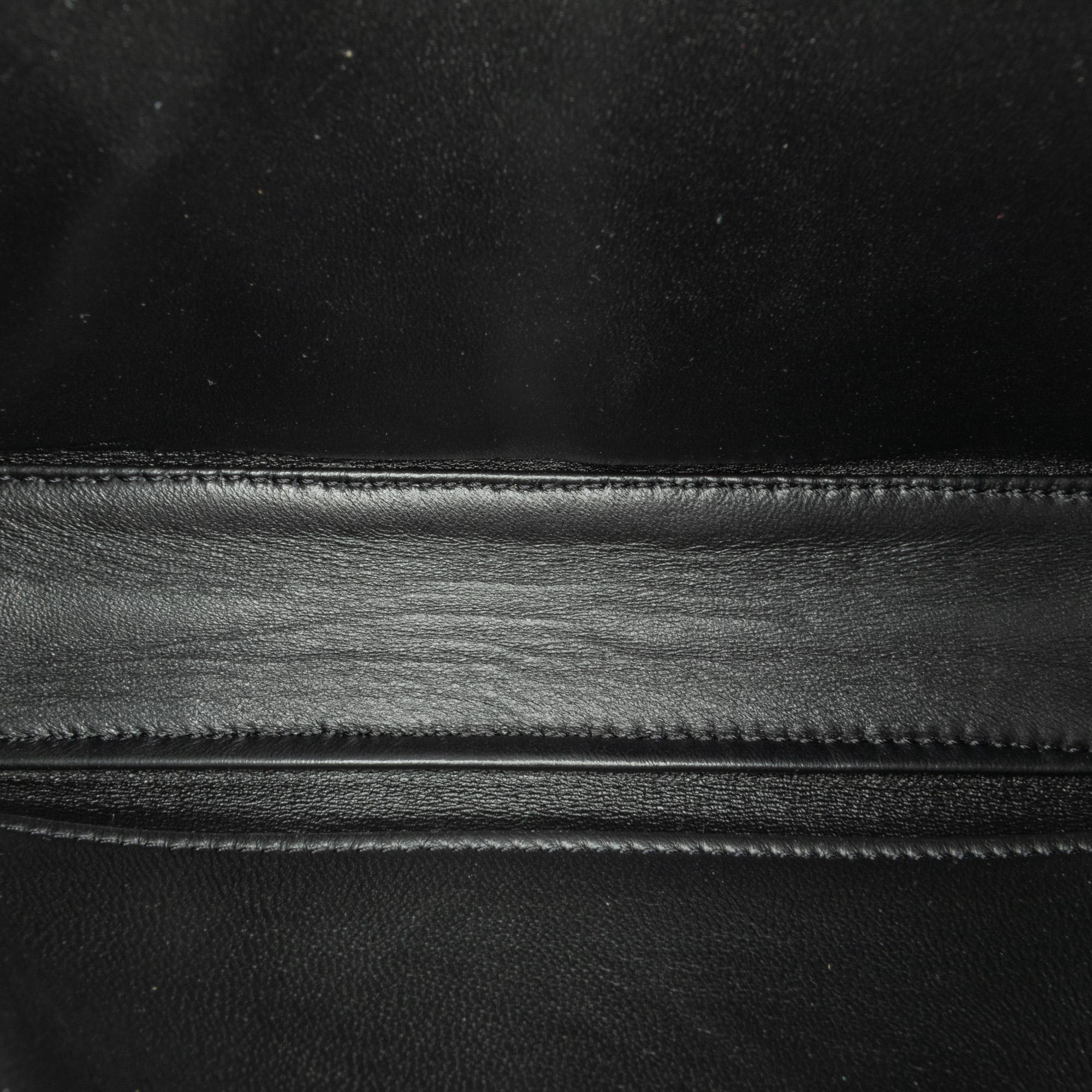 Celine Calfskin Cuir Triomphe Chain Shoulder Bag