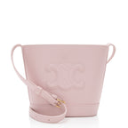 Celine Calfskin Cuir Triomphe Small Bucket Bag (SHF-VQ6sRW)
