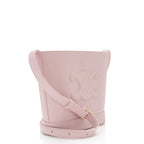Celine Calfskin Cuir Triomphe Small Bucket Bag (SHF-VQ6sRW)