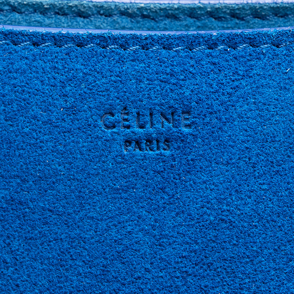 Celine Calfskin Tri-Color Diamond Shoulder Bag - FINAL SALE (SHF-19411)