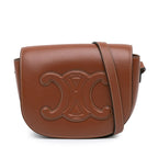 Celine Calfskin Triomphe Folco Crossbody