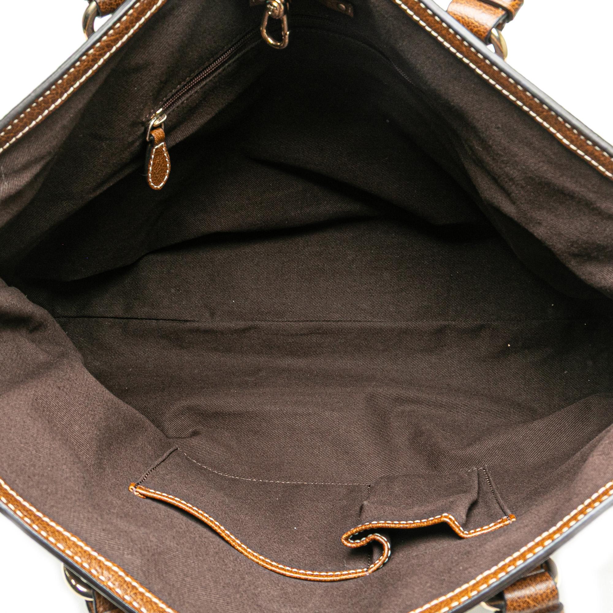 Celine Canvas Carriage Tote