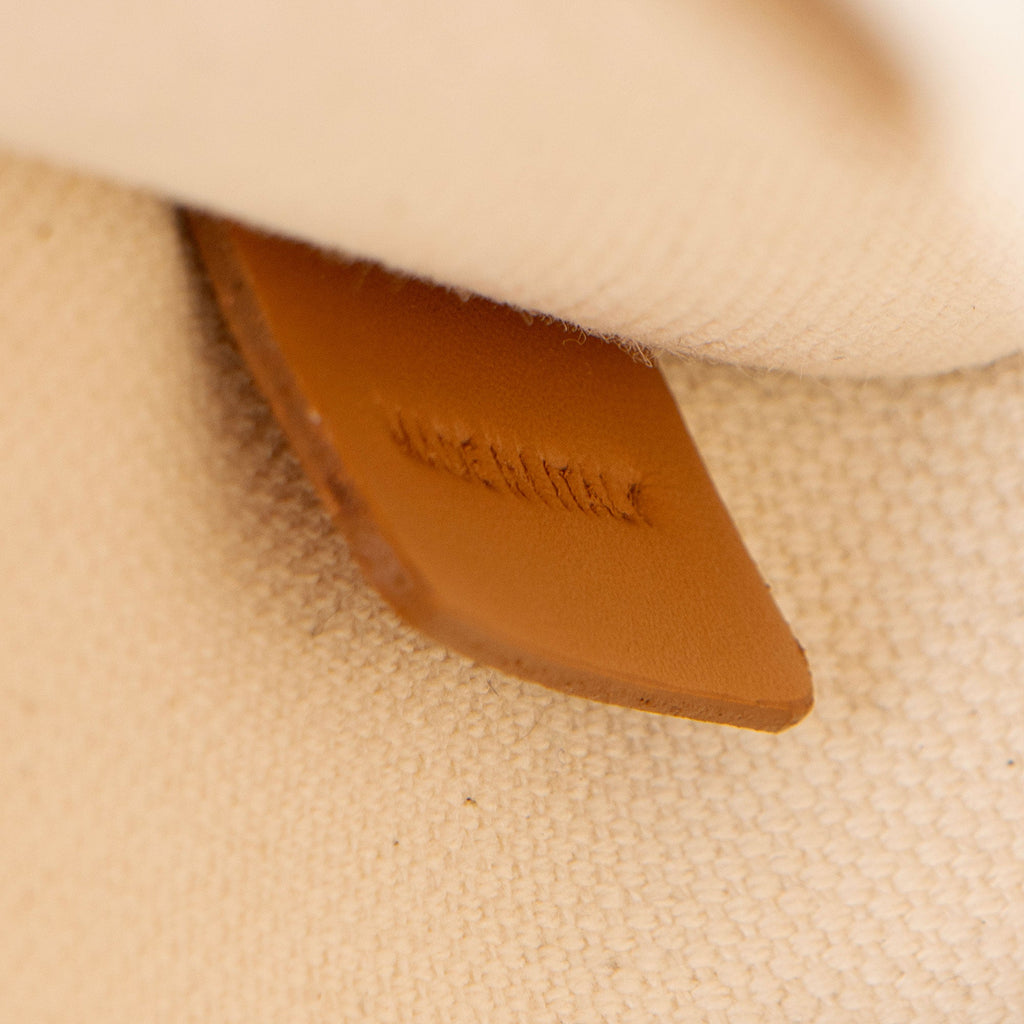 Celine Canvas Leather Vertical Cabas Mini Tote