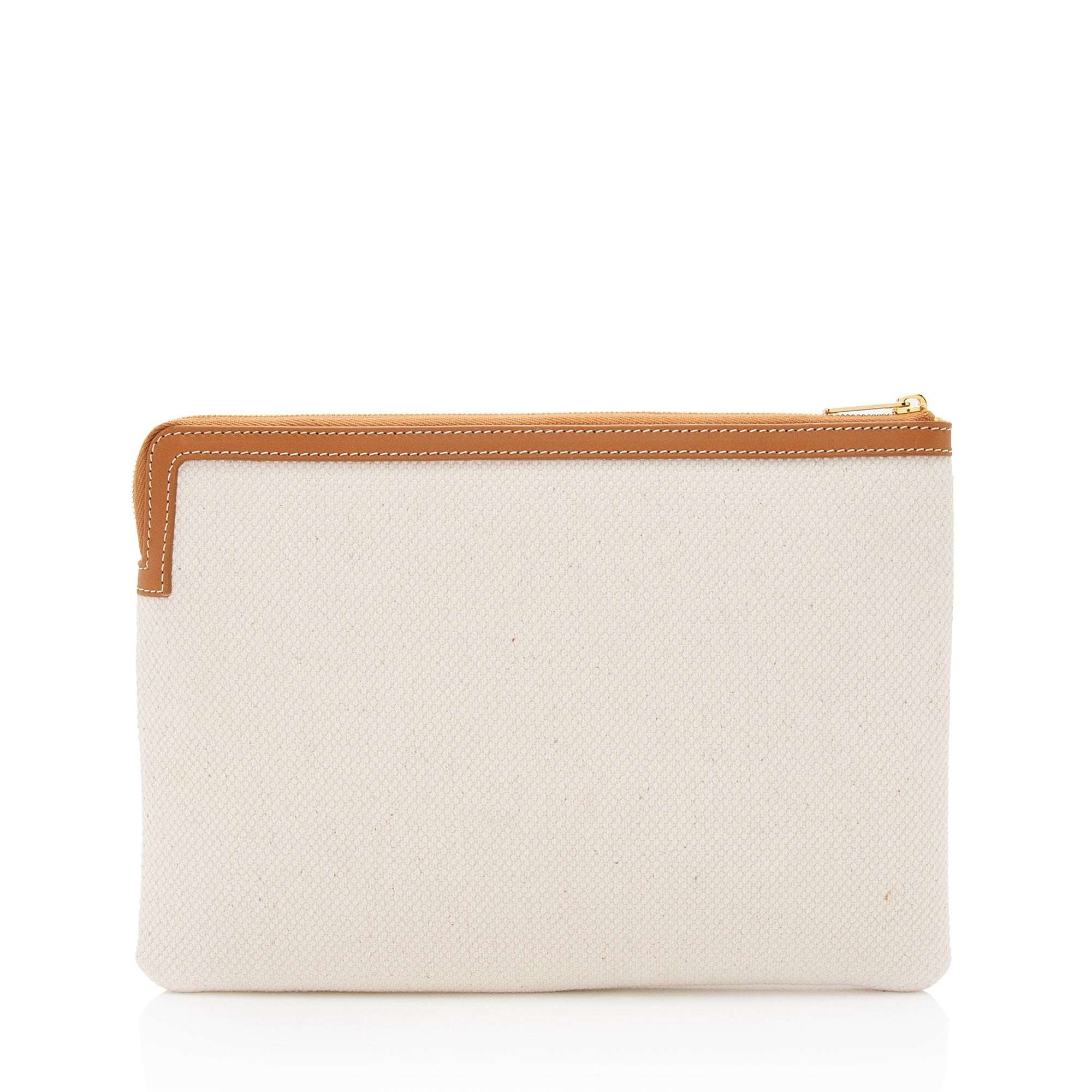 Celine Canvas Logo Zip Pouch (SHF-Z8uTMl)