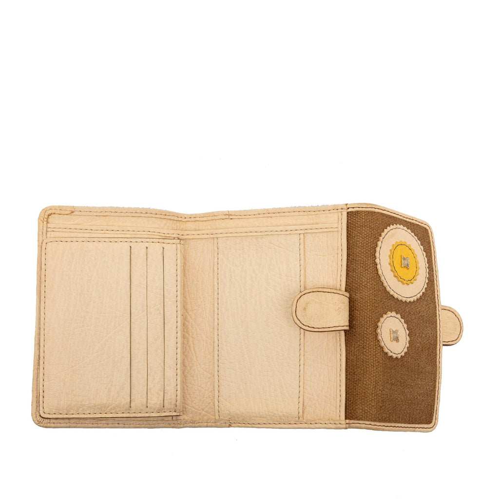 Celine Canvas Patches Wallet