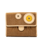 Celine Canvas Patches Wallet