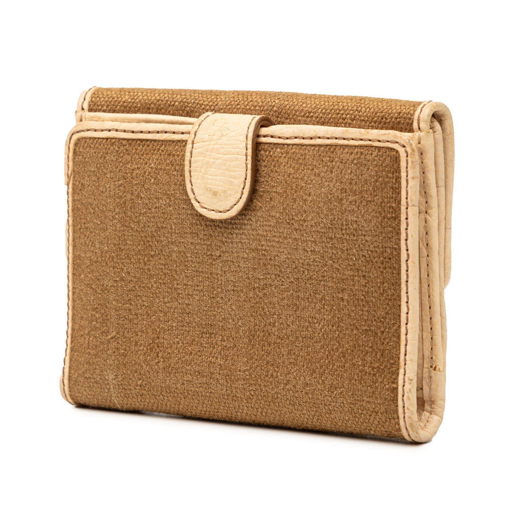 Celine Canvas Patches Wallet