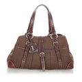 Celine Canvas Shoulder Bag (SHG-23502)