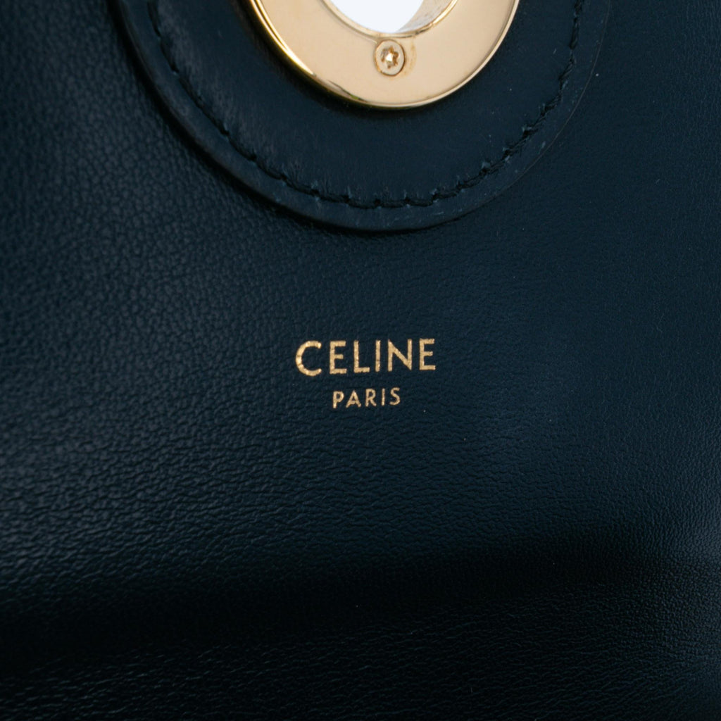 Celine Canvas Sulky Clutch With Chain