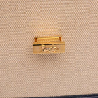 Celine Canvas Sulky Clutch With Chain