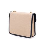 Celine Canvas Sulky Clutch With Chain