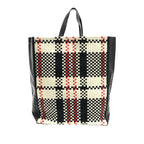 Celine Checkered Vertical Cabas Tote (SHG-4geqjh)