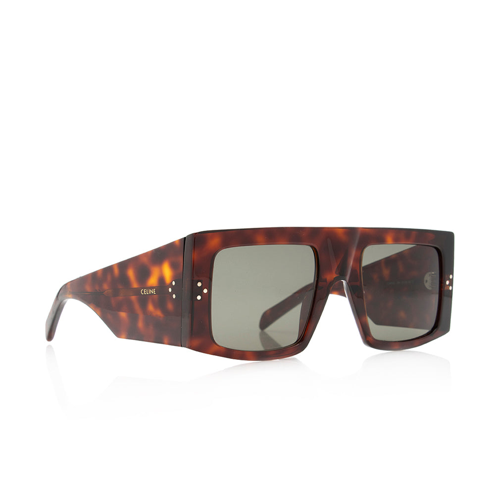 Celine Chunky Rectangular Sunglasses (SHF-21229)