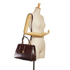 Celine Classique 16 Leather Satchel (SHG-35162)