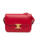 Celine Classique Shiny Calfskin Triomphe Crossbody (SHG-vZTV6A)