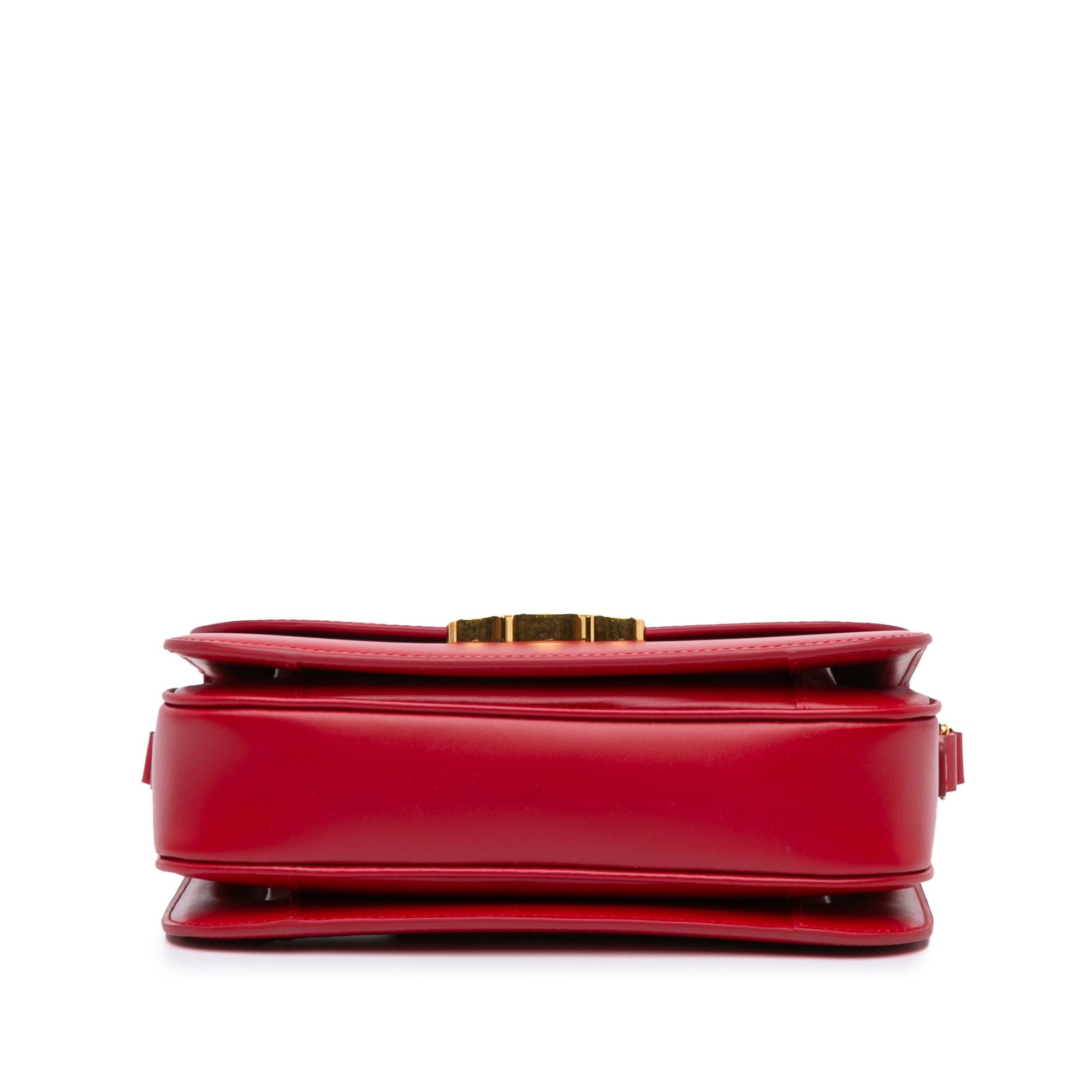 Celine Classique Shiny Calfskin Triomphe Crossbody