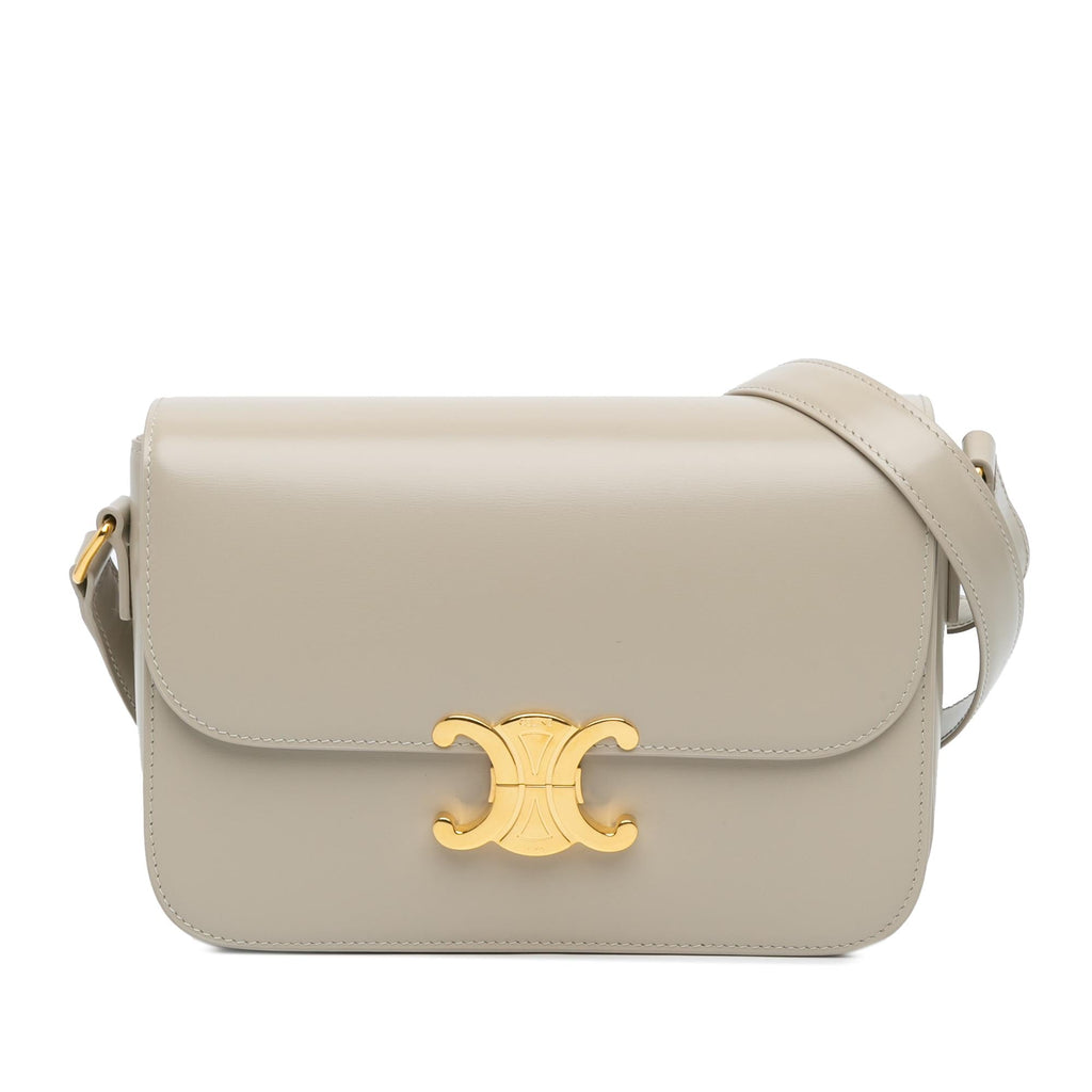 Celine Classique Shiny Calfskin Triomphe Crossbody