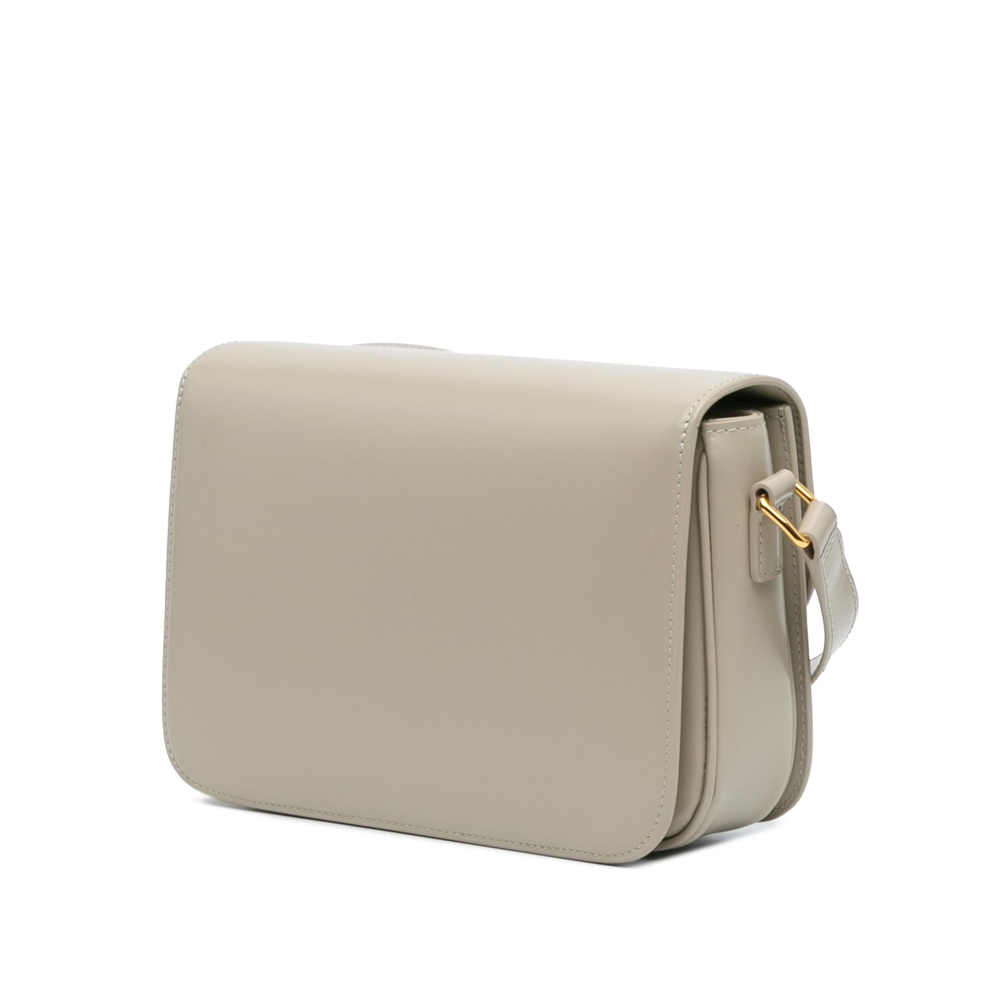 Celine Classique Shiny Calfskin Triomphe Crossbody
