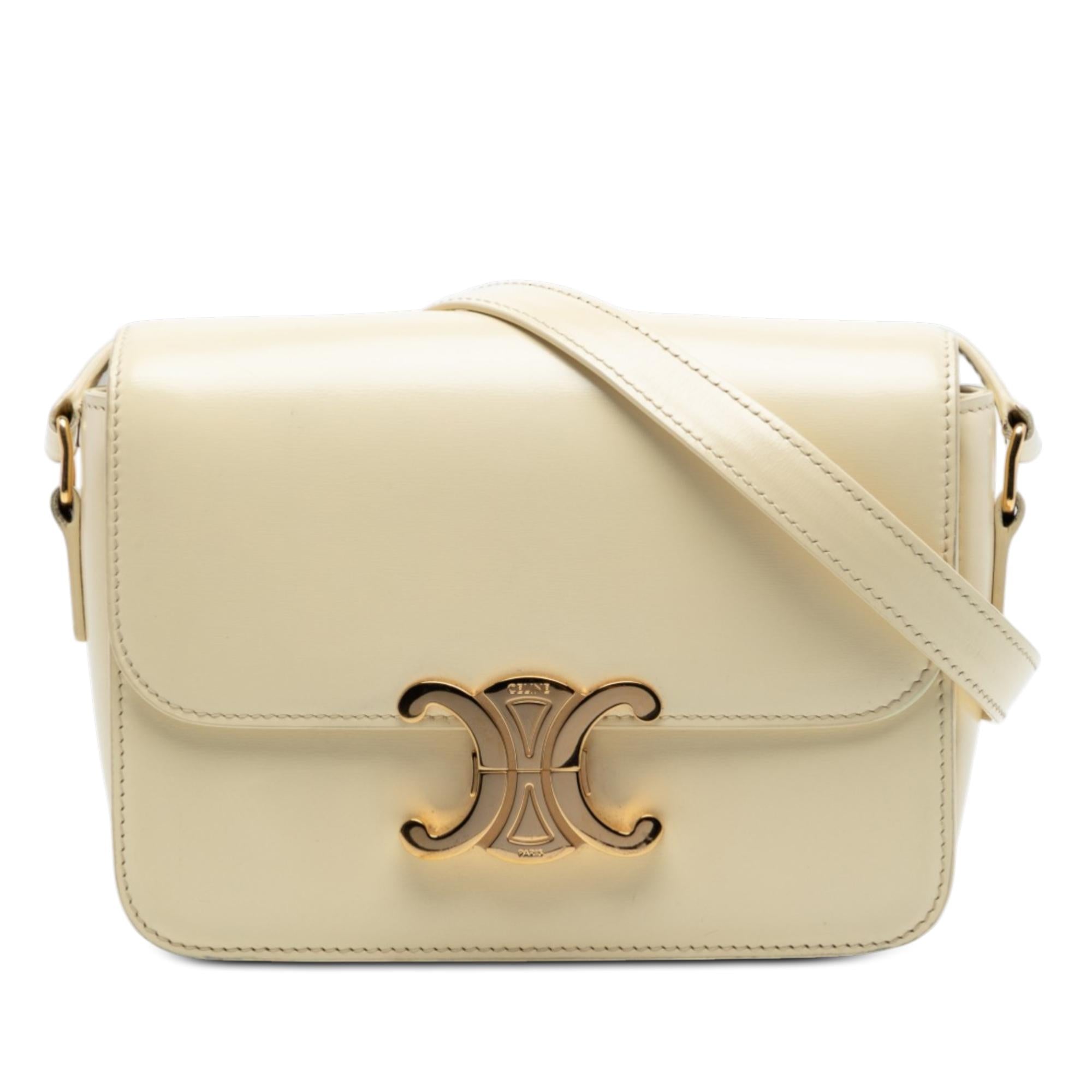 Celine Classique Shiny Calfskin Triomphe Crossbody