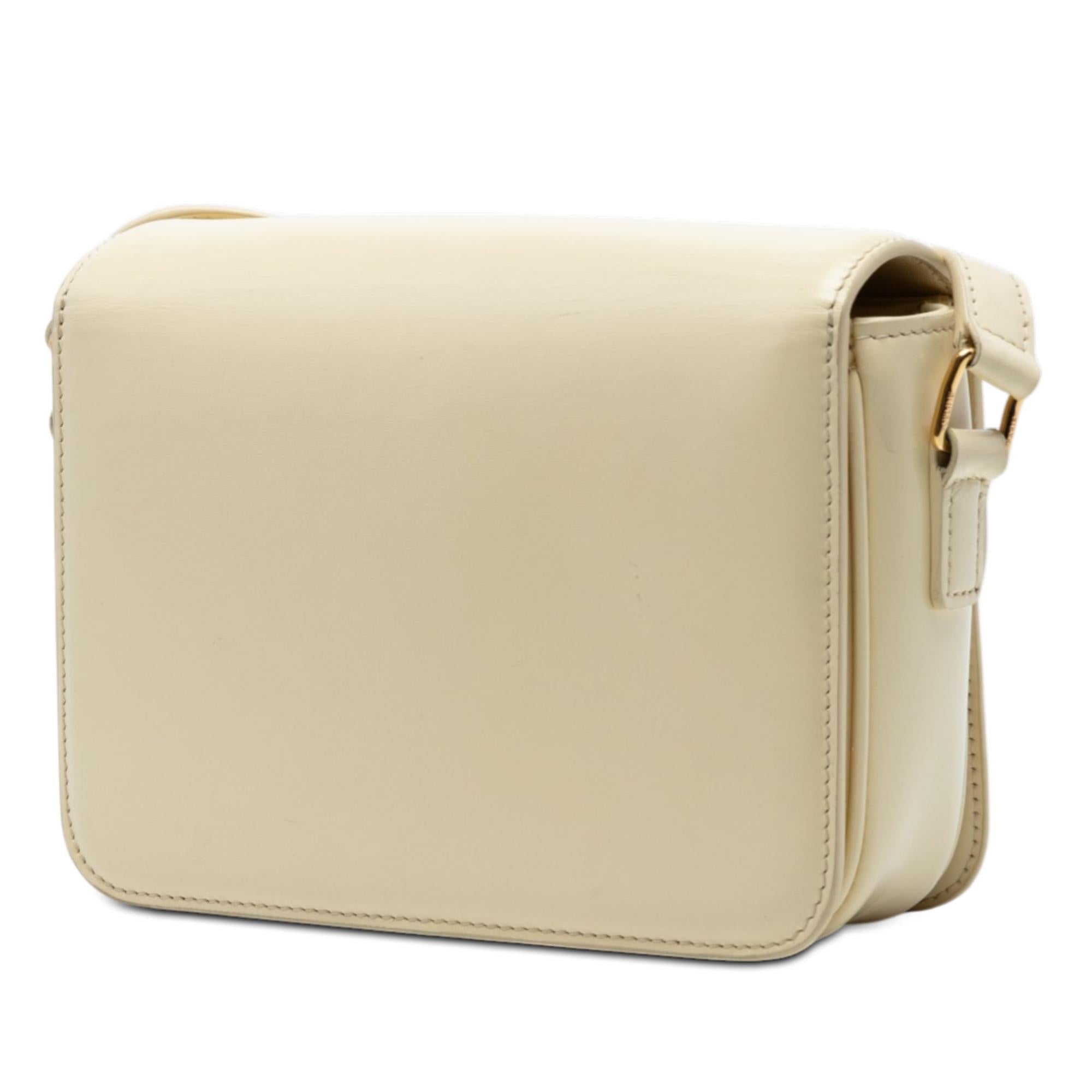 Celine Classique Shiny Calfskin Triomphe Crossbody
