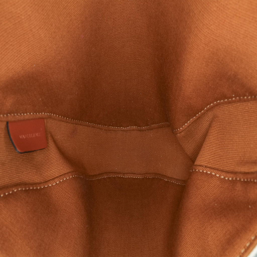 Celine Coated Canvas Triomphe Triangle Crossbody