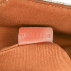Celine Coated Canvas Triomphe Triangle Crossbody
