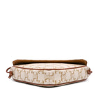 Celine Coated Canvas Triomphe Triangle Crossbody