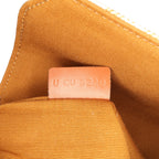 Celine Coated Canvas Triomphe Triangle Crossbody