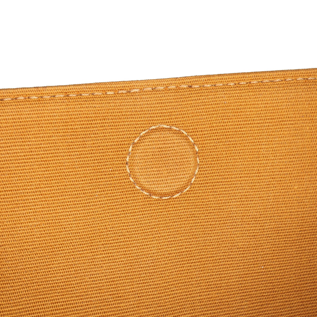 Celine Coated Canvas Triomphe Triangle Crossbody