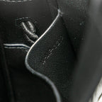 Celine Croc Embossed Leather Ecusson Flap Crossbody