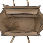 Celine Drummed Calfskin Mini Luggage Tote (SHF-Mvuaep)