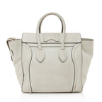 Celine Drummed Calfskin Mini Luggage Tote (SHF-21690)