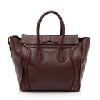Celine Drummed Calfskin Mini Luggage Tote (SHF-20CRG5)