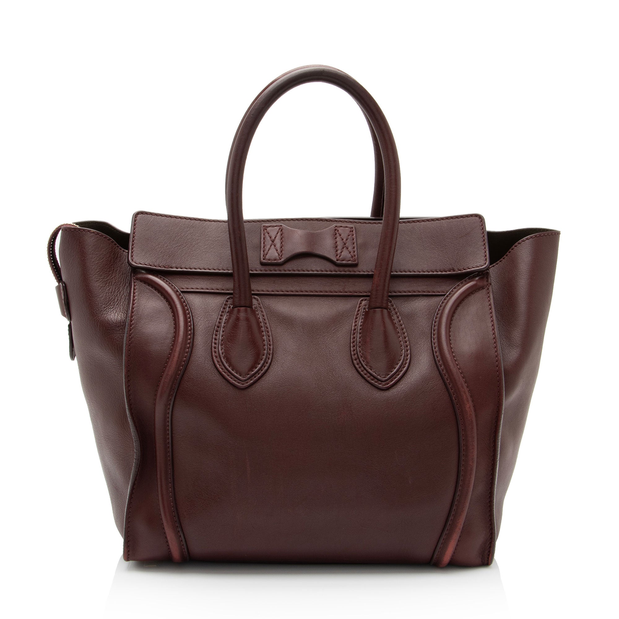 Celine Drummed Calfskin Mini Luggage Tote (SHF-20CRG5)