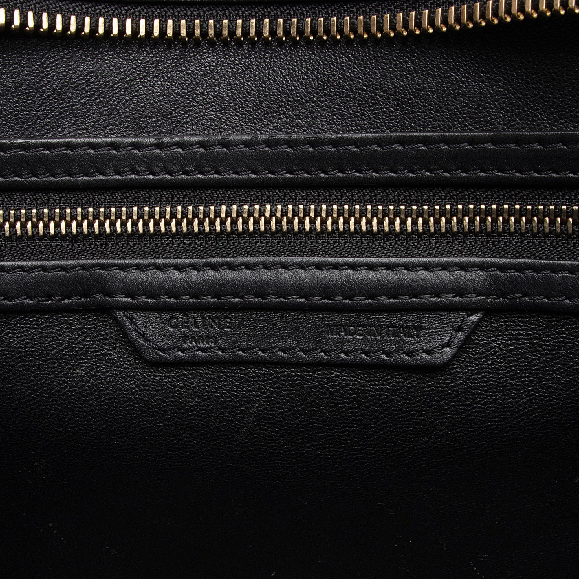 Celine Drummed Calfskin Mini Luggage Tote (SHF-MoYYfB)