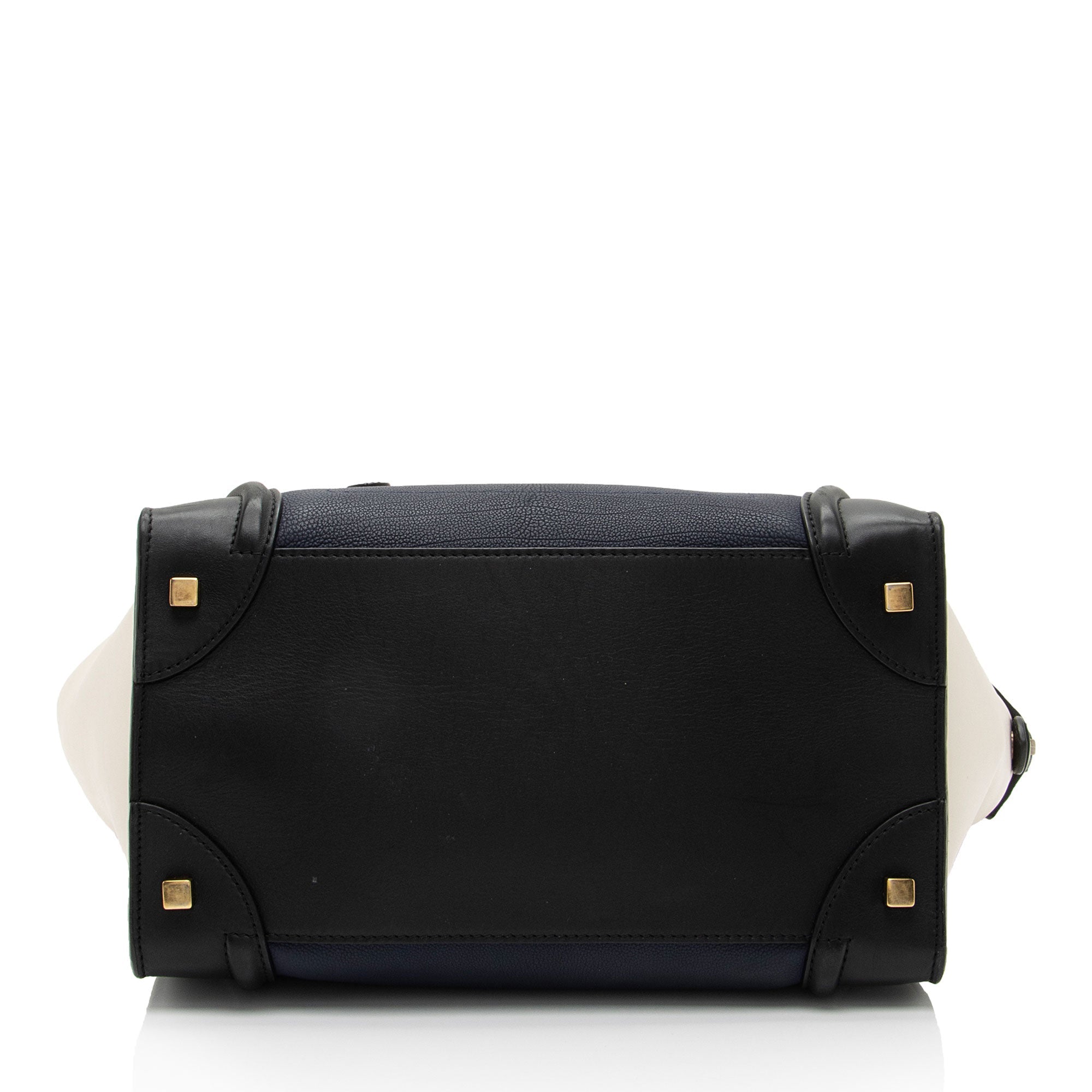 Celine Drummed Calfskin Mini Luggage Tote (SHF-emBVnY)