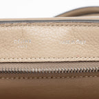 Celine Drummed Calfskin Suede Medium Trapeze Bag (SHF-15252)