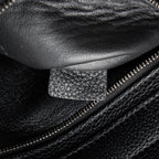 Celine Drummed Calfskin Suede Medium Trapeze Bag