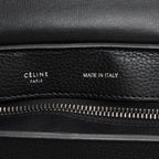 Celine Drummed Calfskin Suede Medium Trapeze Bag