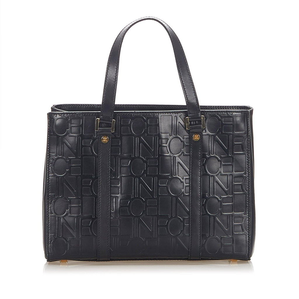 Celine Embossed Leather Tote Bag (SHG-17448)