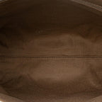 Celine Embossed Leather-Trimmed Macadam Canvas Tote (SHG-PZOlj3)