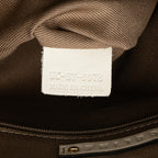 Celine Embossed Leather-Trimmed Macadam Canvas Tote (SHG-PZOlj3)